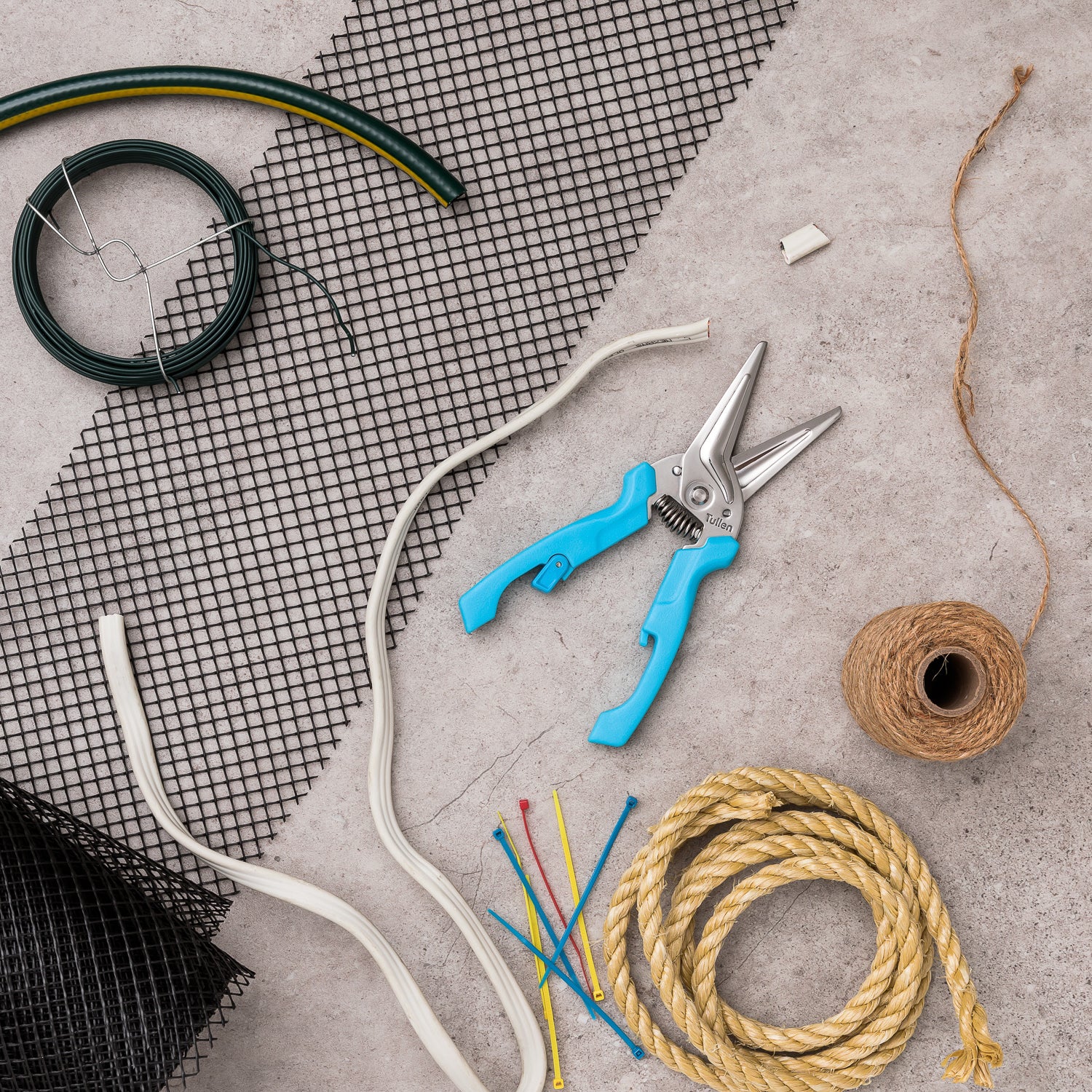 Tullen Snips or scissors are great for handy work in the garage